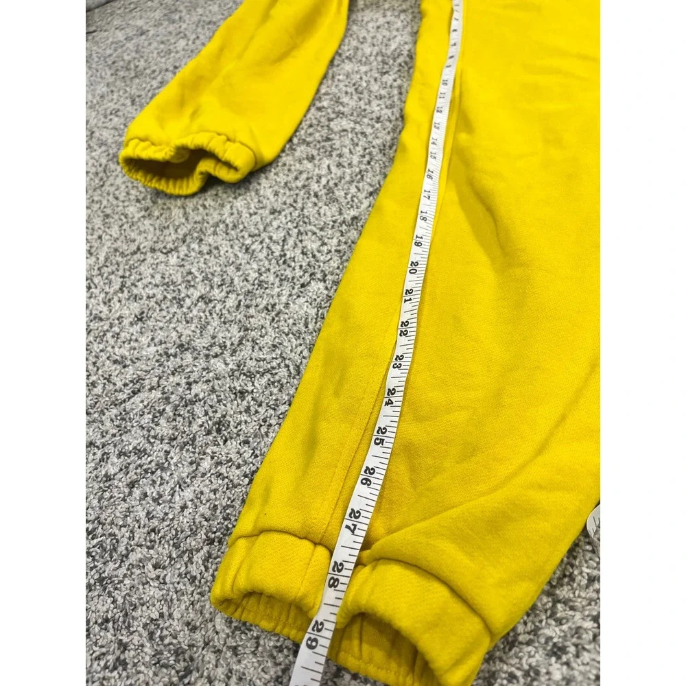 Lululemon Scuba Oversized Jogger Yellow Fleece Sweatpants XS LW5GLUS